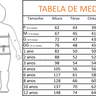 tabela de medidas