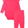 conj body e calca pink neon